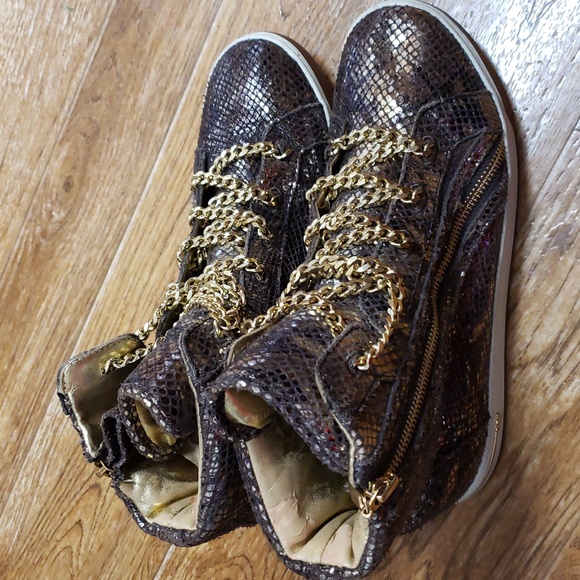 ⬇️ Michael Kors Ladies Glam high top sneakers - Picture 1 of 16